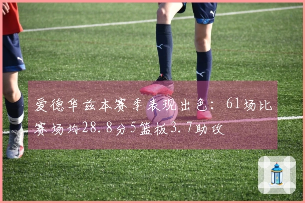 爱德华兹本赛季表现出色：61场比赛场均28.8分5篮板3.7助攻